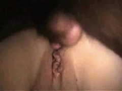 A curvy teenager enjoys having a dog climax in her pussy.